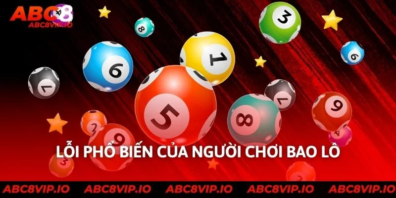 Lỗi phổ biến của người chơi bao lô